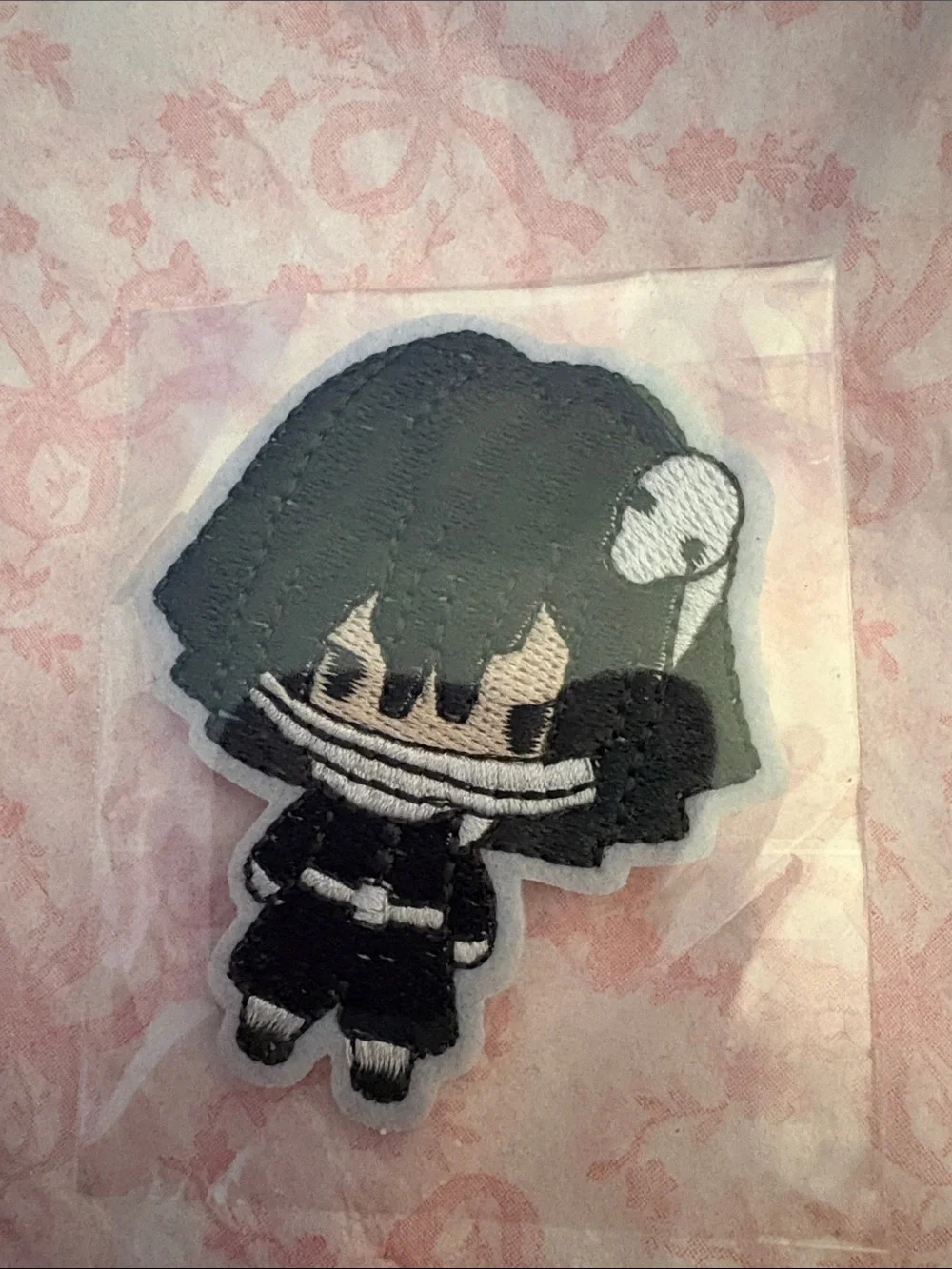 Obanai Iguro Anime Character Iron-On Patch for Kids Accessories